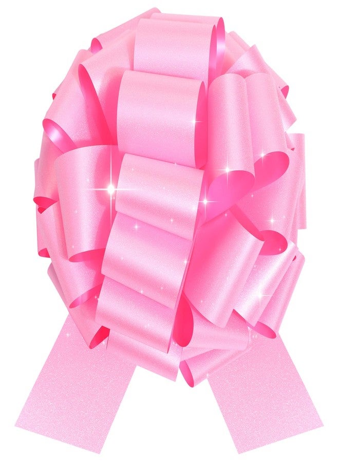 Giegxin 2 Sets Large Car Bows 14 Inch Big Bow for Present Giant Gift Wrapping Valentine's Wedding Birthday Present Cars Appliances Bikes Table Decorations New Houses Party Events(Bright Pink) - Image 1